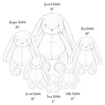 Tiny Nibble 8" Bunny - Maui Blue