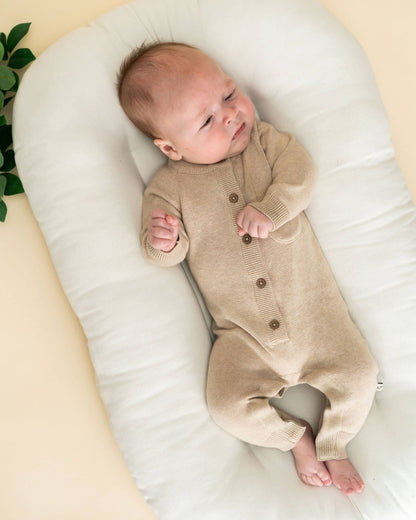 Milan Knit Baby Pocket Jumpsuit (Organic Cotton)