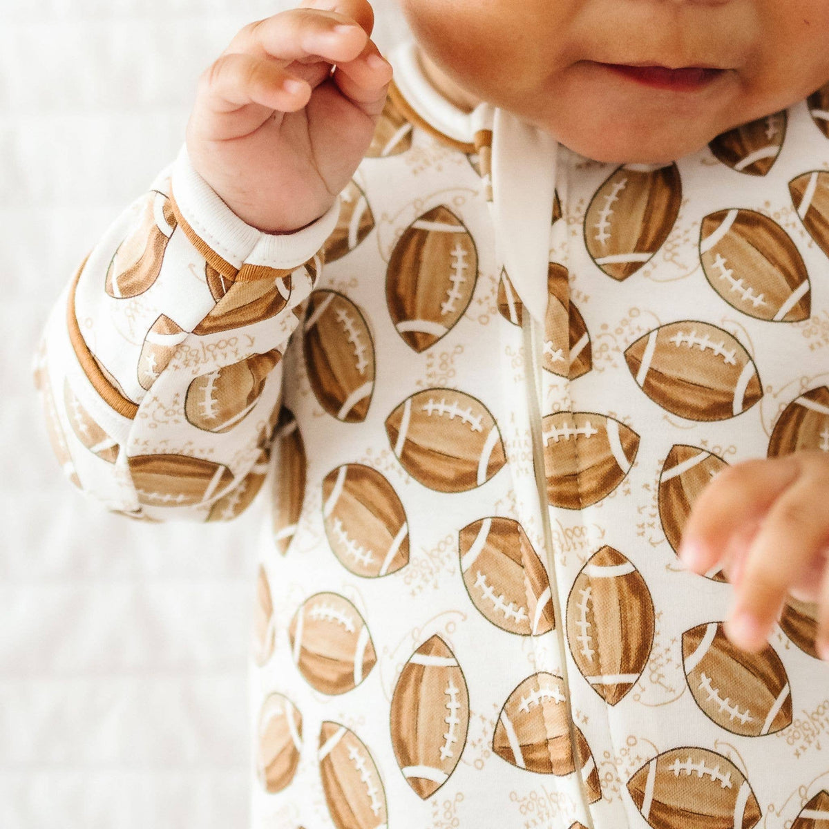 Magnolia Baby Little Champs Zip Footie