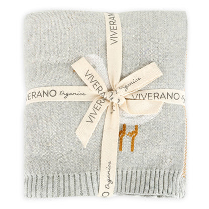 Duck Waddle - Organic Jacquard Knit Baby Blankets
