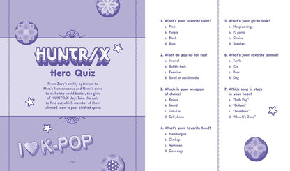 Unofficial KPop Demon Hunters Activity Book by Lila Violet