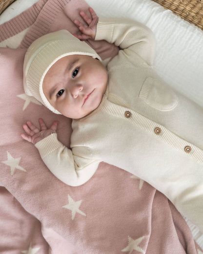 Milan Knit Classic Baby Round Beanie Hat (Organic Cotton)