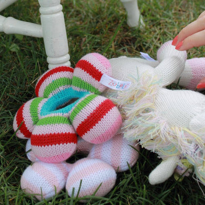 Star Hand-Knit Rattle - 2 Colors!