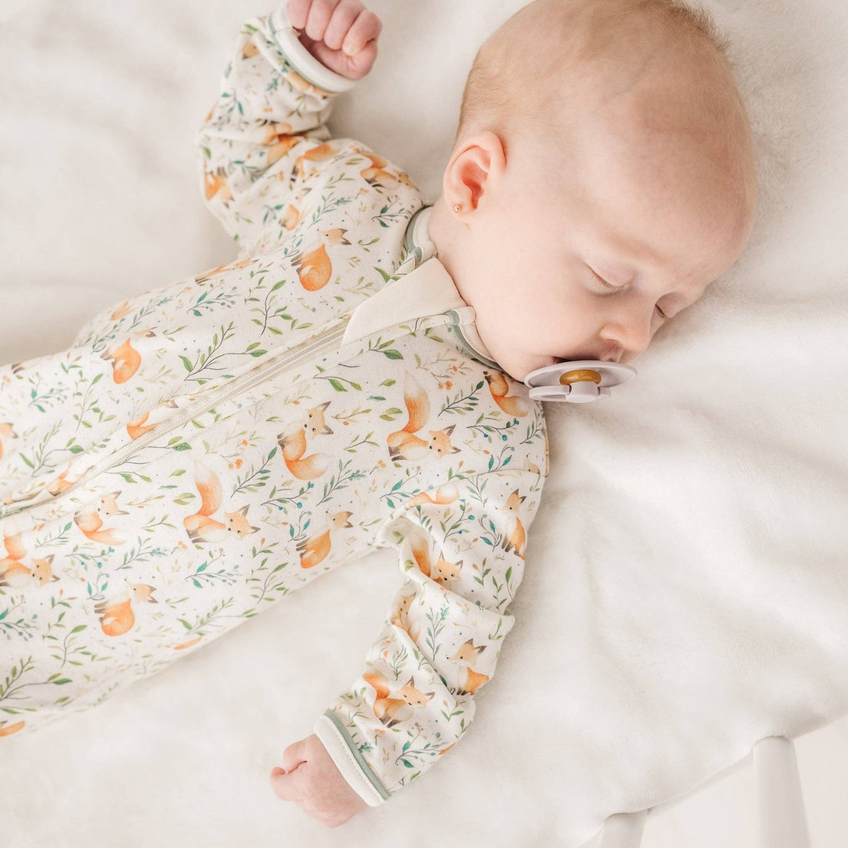 Magnolia Baby Fox Tales Zip Footie