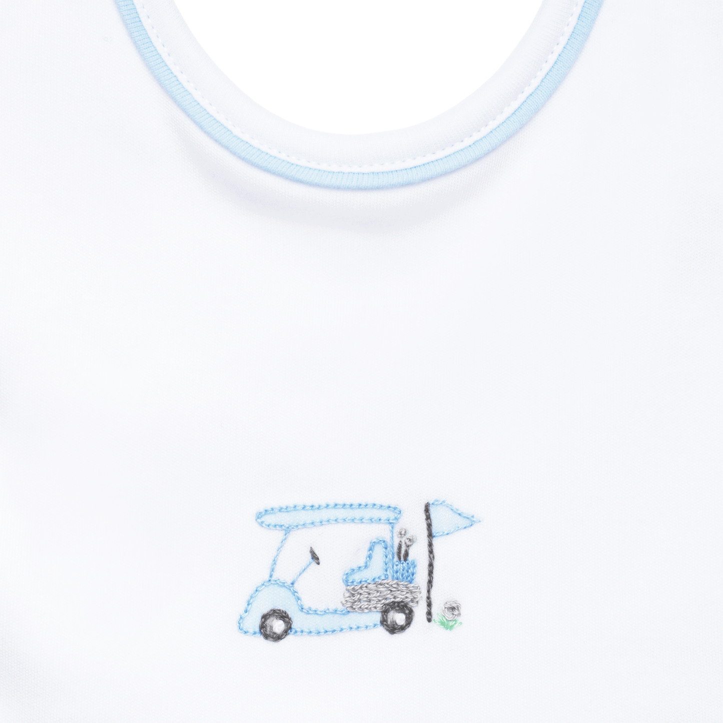 Little Golfer Bib - Light Blue