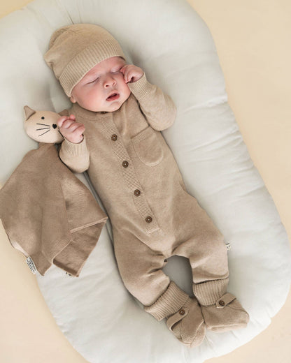 Milan Knit Baby Pocket Jumpsuit (Organic Cotton)