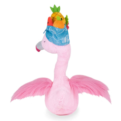 Paradise Penny (Cute Animated Party Pink Flamingo Plush Toy)
