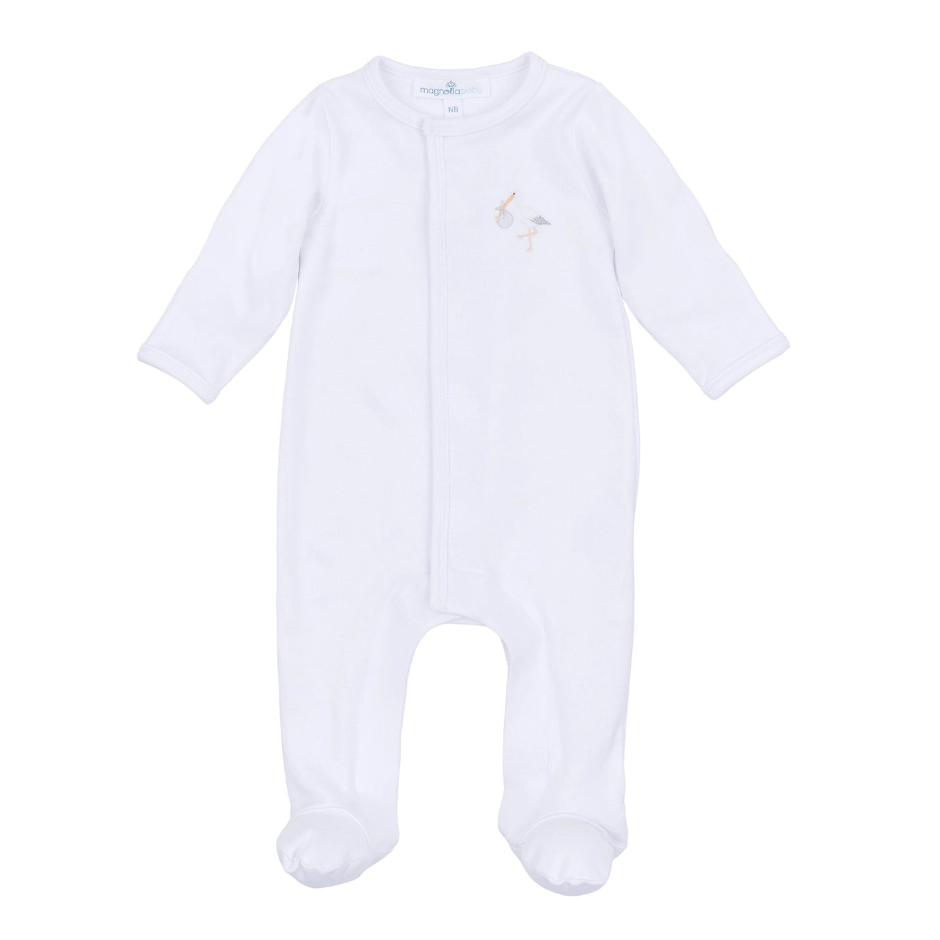 Magnolia Baby Vintage Stork Footie