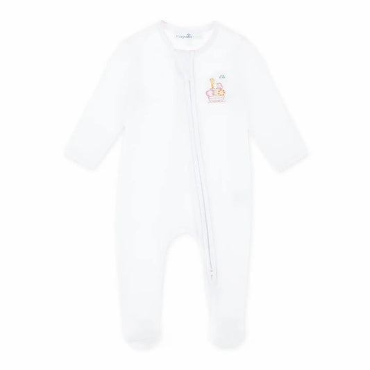 Magnolia Baby Noah's Ark Zip Footie