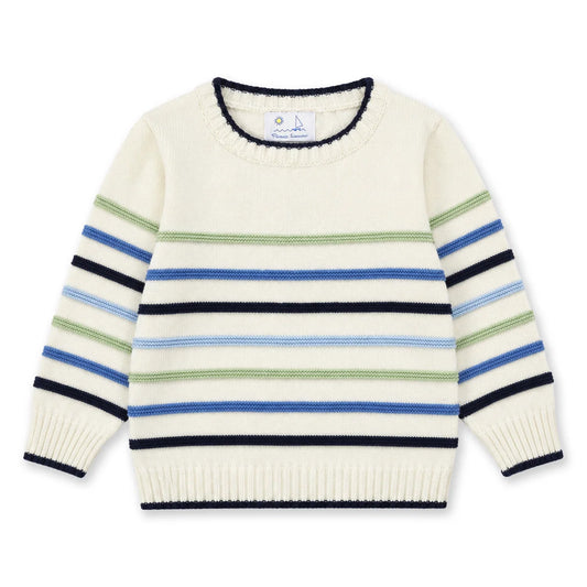 Florence Eiseman Sweater with Raised Striped