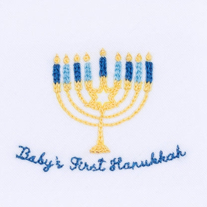 Baby's First Hanukkah Footie