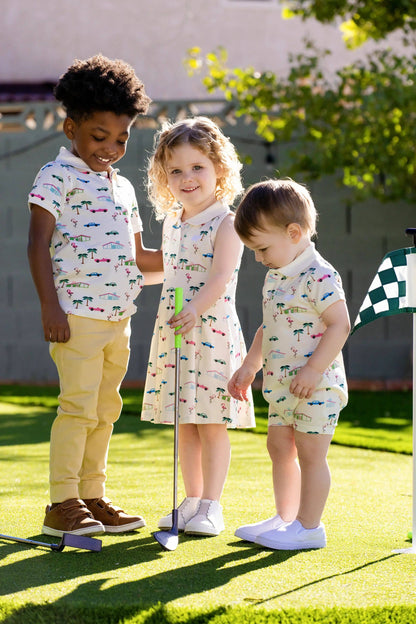 Pleated Tennis Dress_Retro Palm Springs