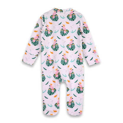 Parrot Zipper Baby Footie (Organic Jersey)