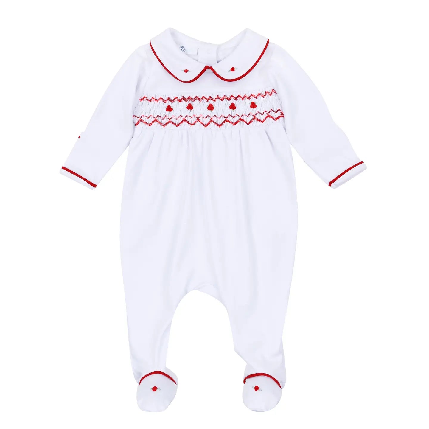 Magnolia Baby Holly Smocked Footie