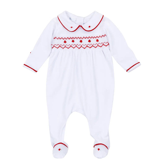 Magnolia Baby Holly Smocked Footie