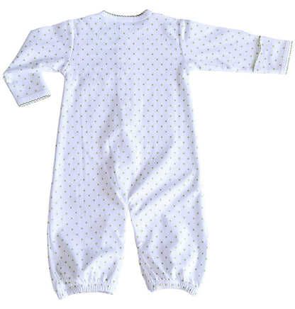 Frog Print Baby's Footie
