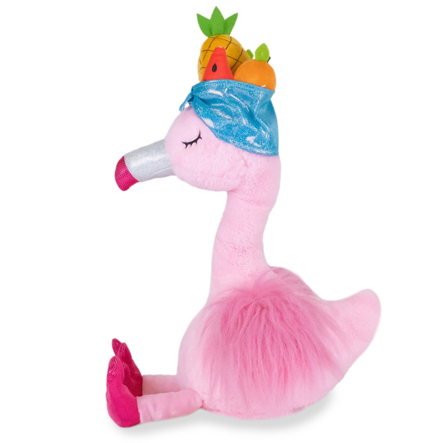 Paradise Penny (Cute Animated Party Pink Flamingo Plush Toy)