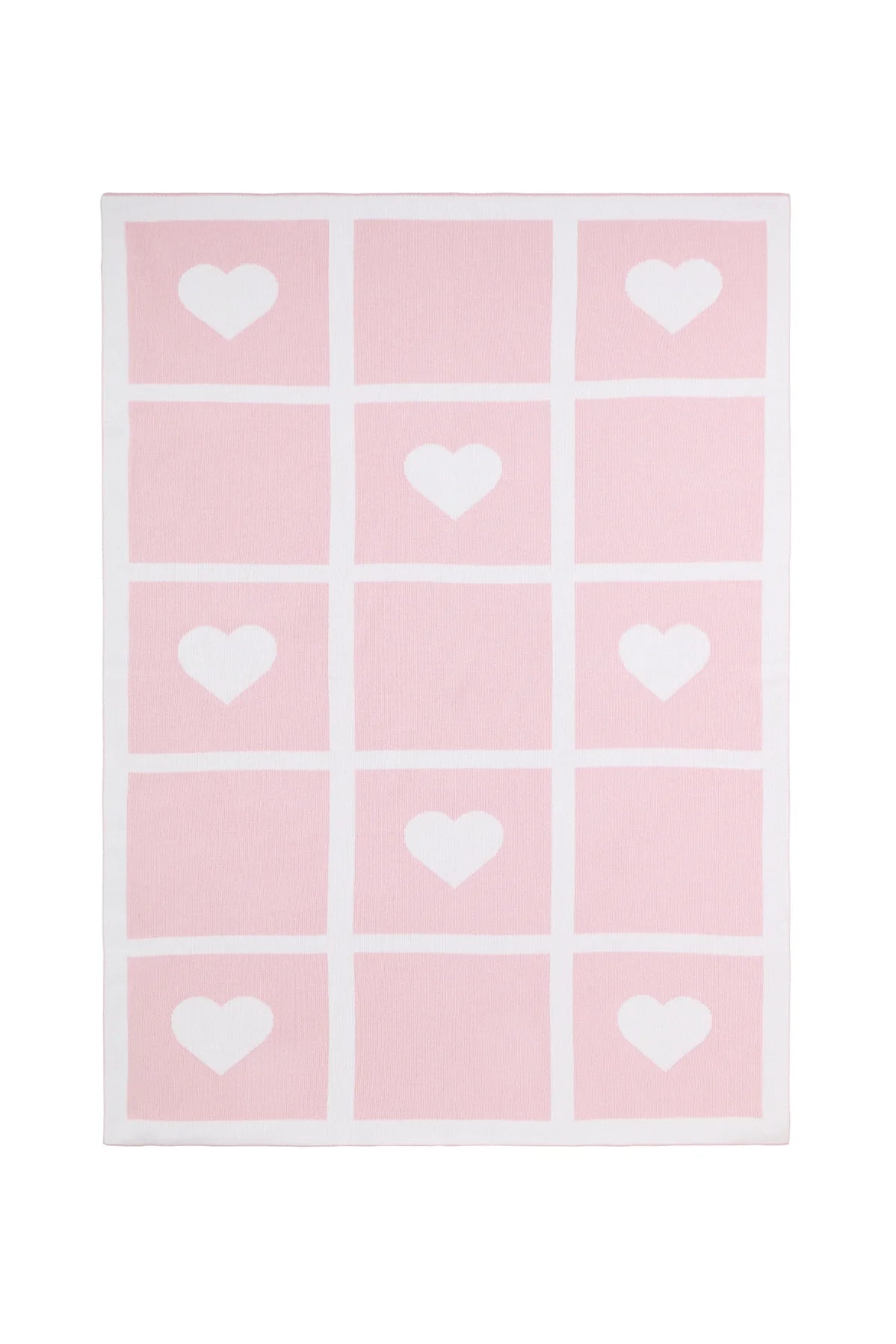 Nellapima Heart Knit Blanket