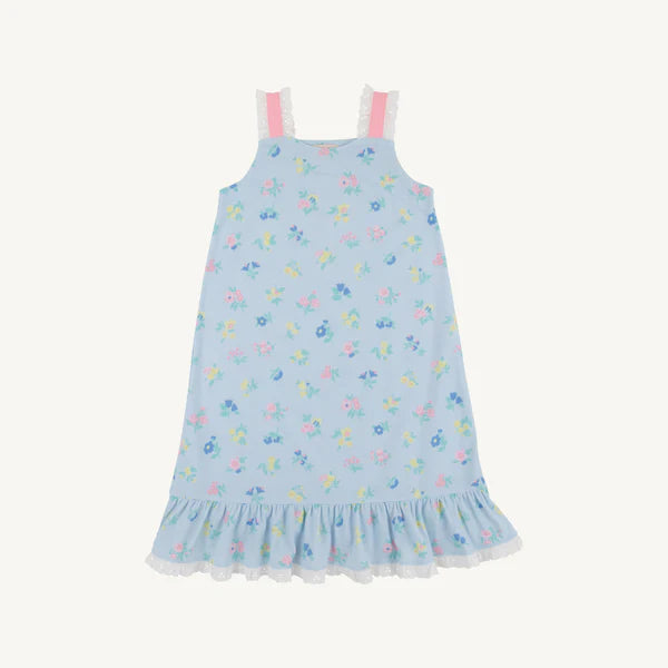 The Beaufort Bonnet Company Nora’s Nightgown Little London Flowers Worth Avenue White

