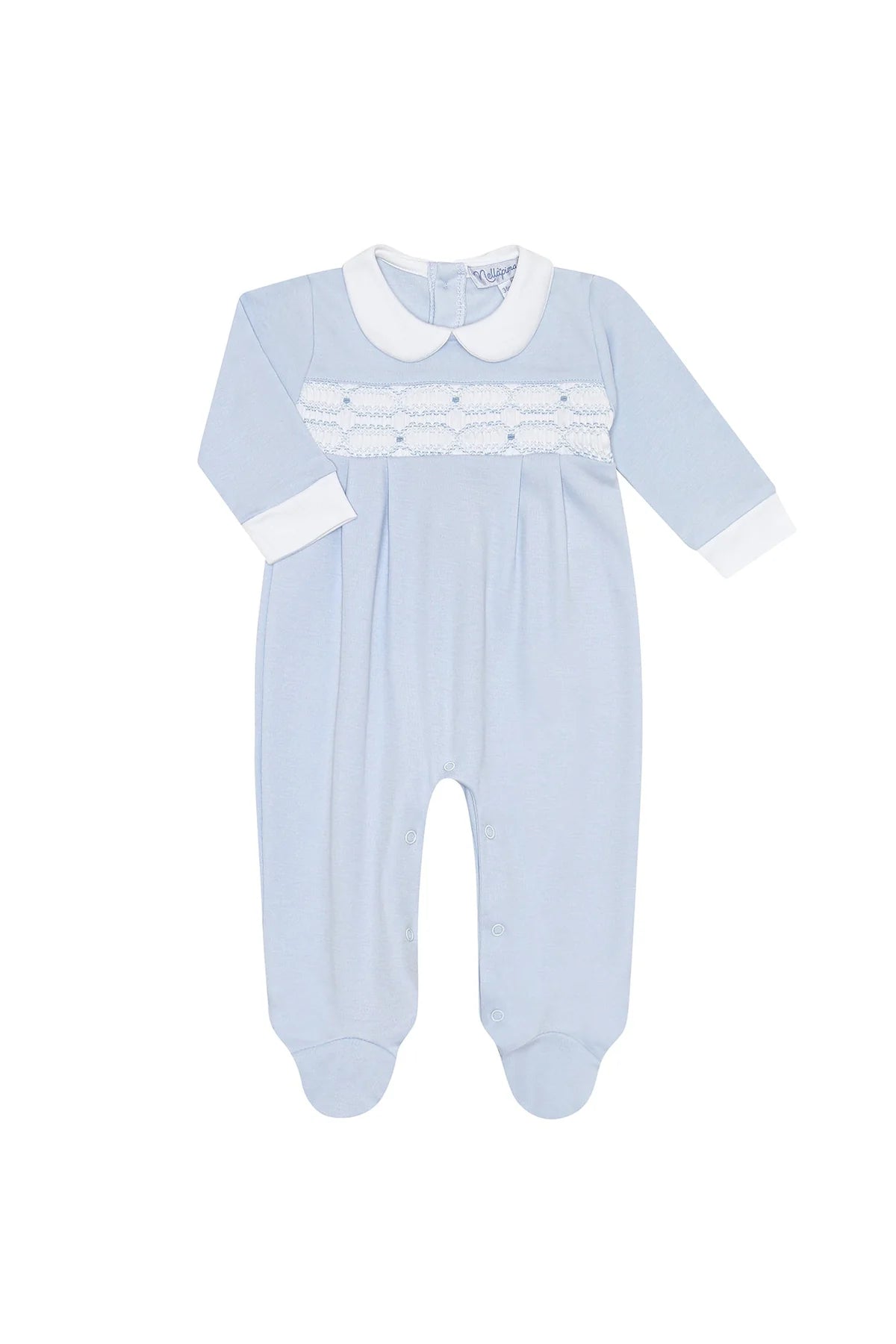 Nellapima Signature Smocked Boys Footie