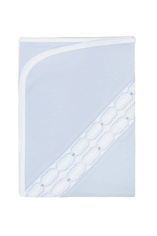 Nellapima Signature Smocked Receiving Blanket