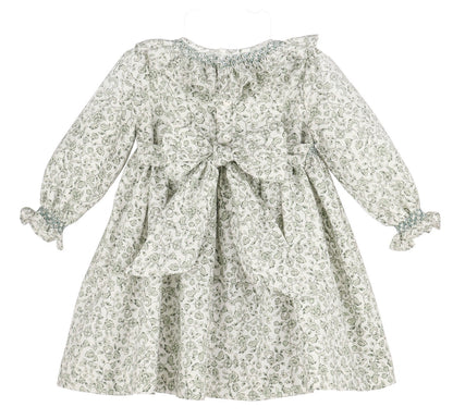 Sophie & Lucas Heirloom Floral Dress, Green