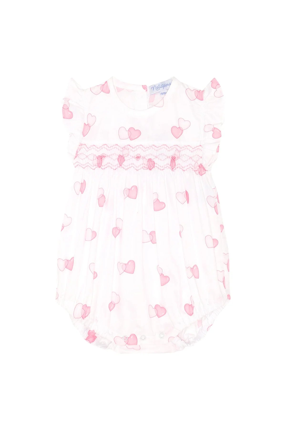 Nellapima sweetheart woven smocked baby bubble
