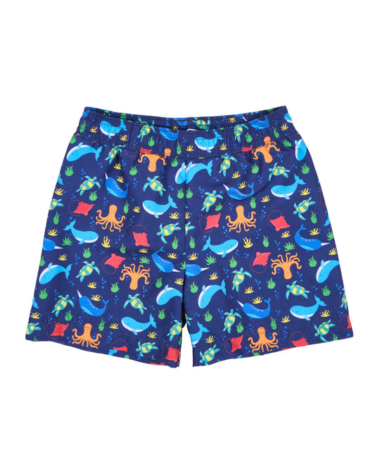 Florence Eiseman under the sea print boys swim trunks
