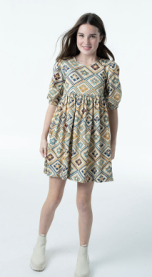 Briton Court Autumn Dress Prairie Stars
