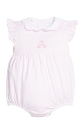 Little English Crochet Angel Sleeve Bubble - Ballet
