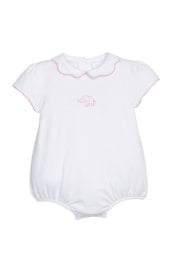Little English Embroidered Peter Pan Bubble