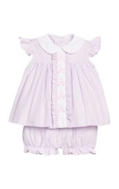 Little English Ruffled Sally Bloomer Set - Ballet