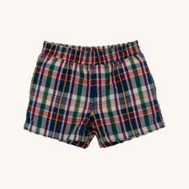 The Beaufort Bonnet Company Sheffield Shorts-Seersucker- Gramercy Park Plaid Seersucker/Nantucket Navy