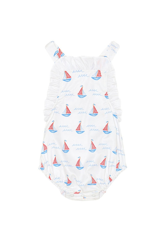 Nella Pima Sailboats Woven Summer Bubble