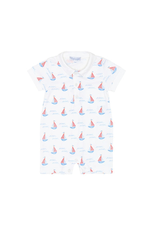 Nella Pima Sailboats Romper