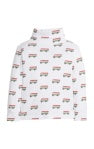 Little English Printed Turtleneck